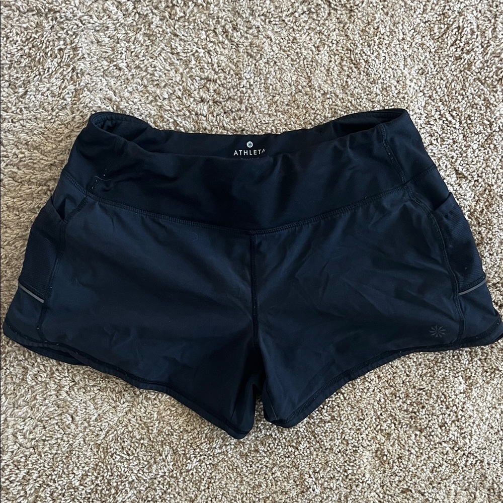 Athleta Women's Midnight Black Athletic Shorts